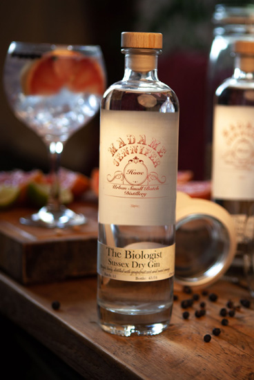A bottle of gin from Madame Jennifer 